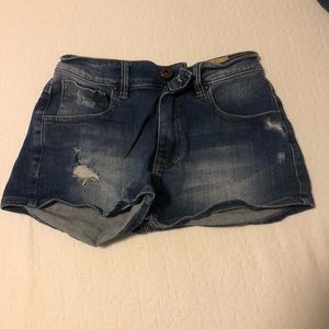 Ripped Jean shorts
